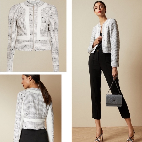 TED BAKER☆ Adala Boucle jacket & Adalad Dress - Picture 3 of 16